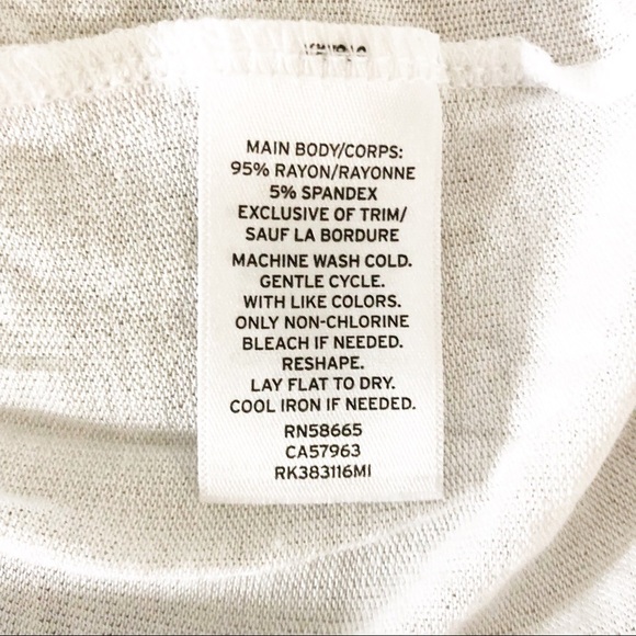 ABOUND White Peplum Tee! Size M. - Picture 5 of 6